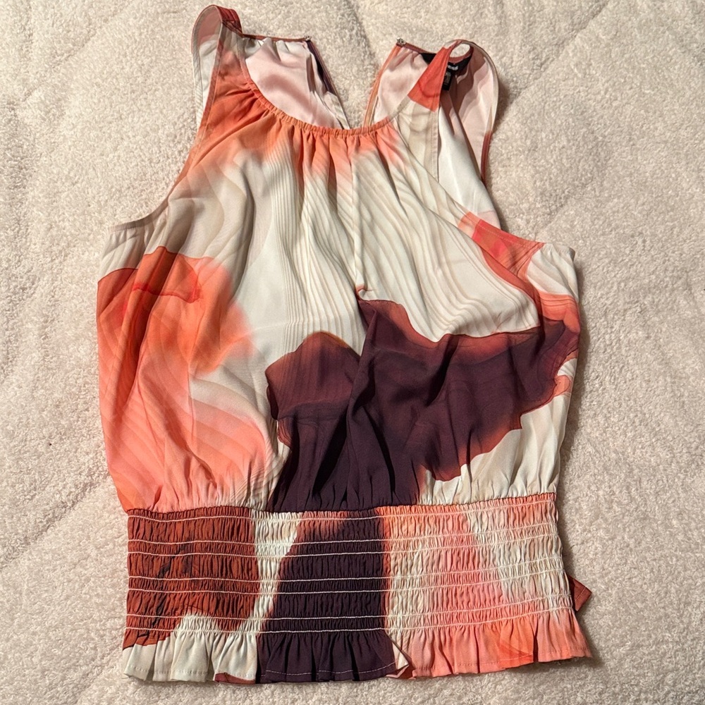 Express Vibrant Sleeveless Blouse